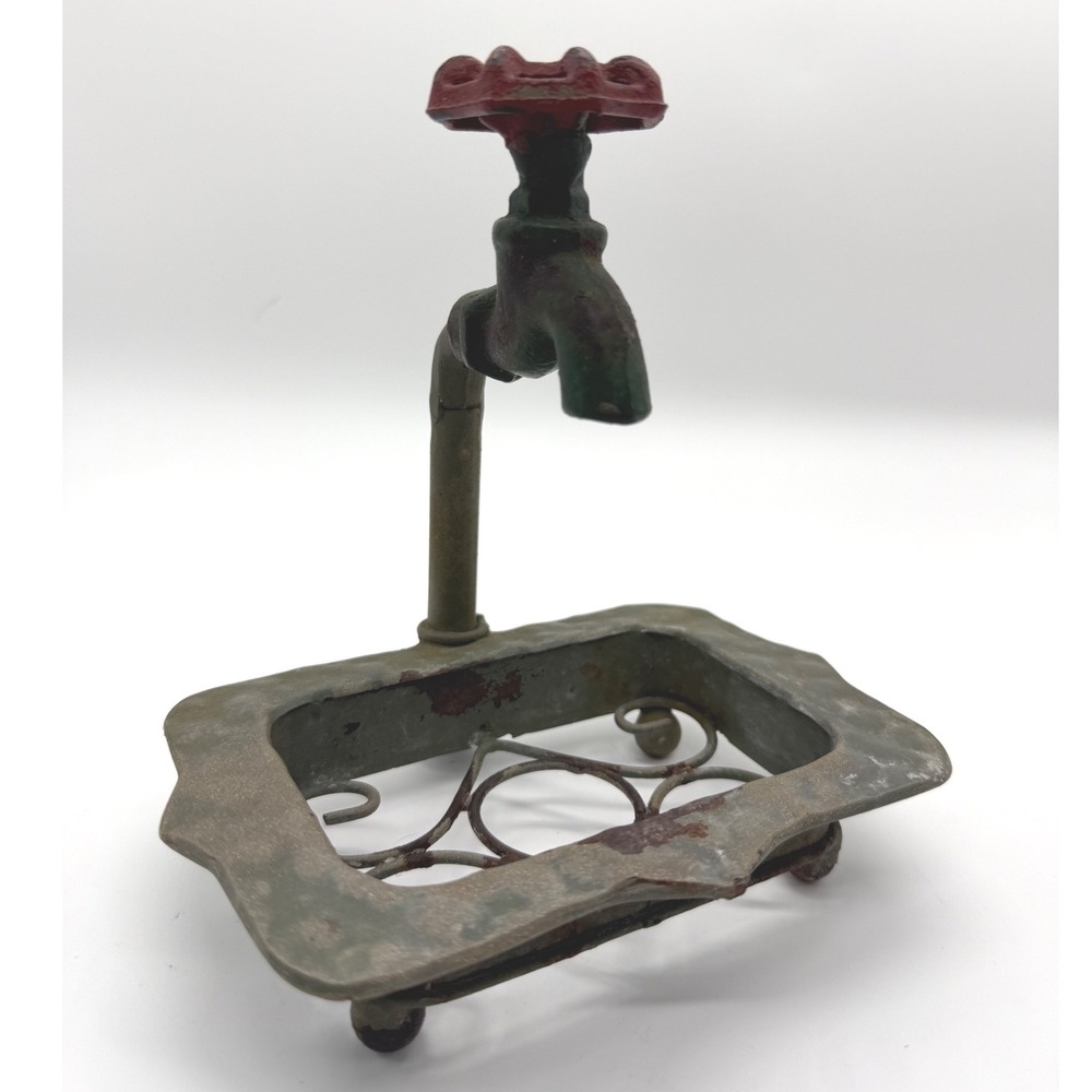 Soap Dish Home Decor OS Gray Industrial Faucet Spigot Rustic Metal
Cabin Farm